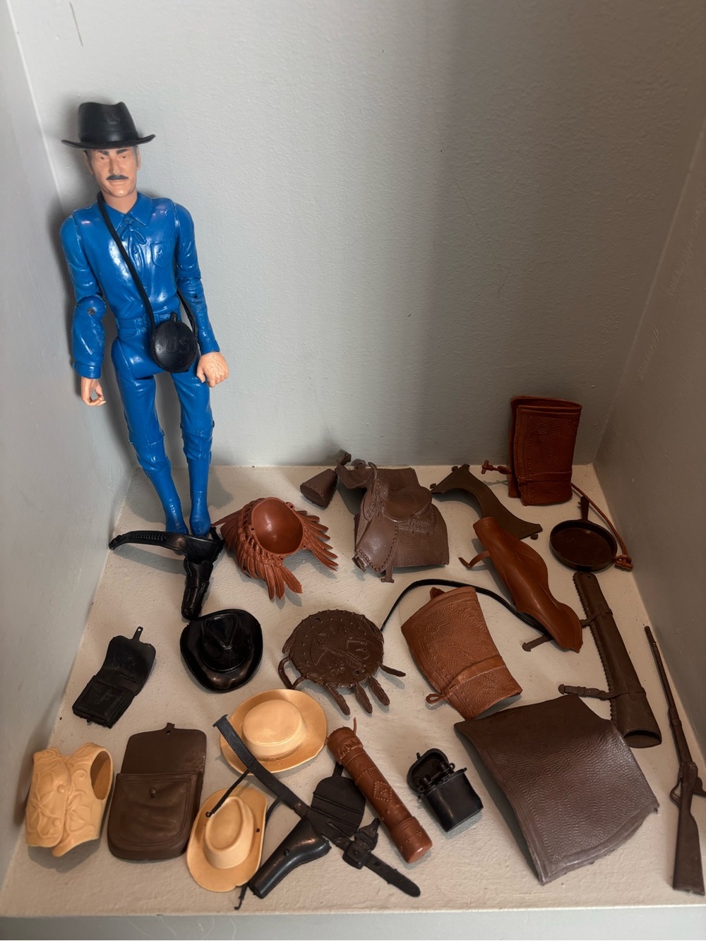 “Best of The West” Sheriff Garrett country western Vintage 1960s Movable Toy